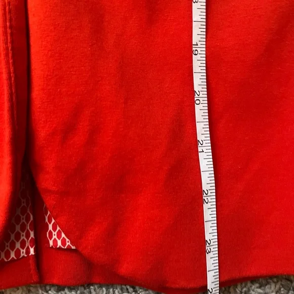 The Limited Retro Poppy Reddish Orange Blazer | Size Medium - Picture 7 of 9